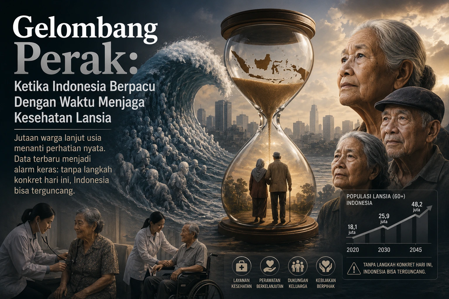 Gelombang Perak: Ketika Indonesia Berpacu Dengan Waktu Menjaga Kesehatan Lansia