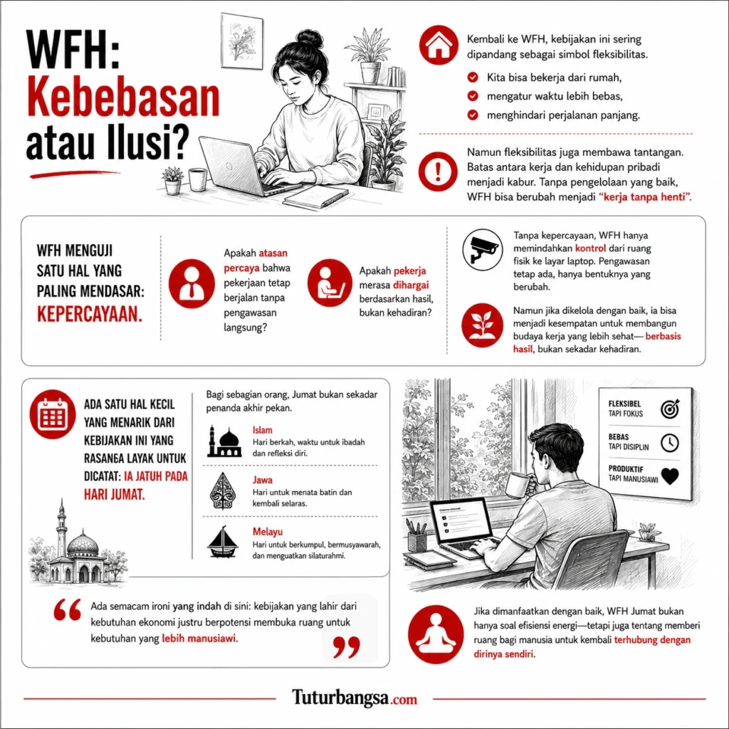 WFH Kebebasan atau ilusi