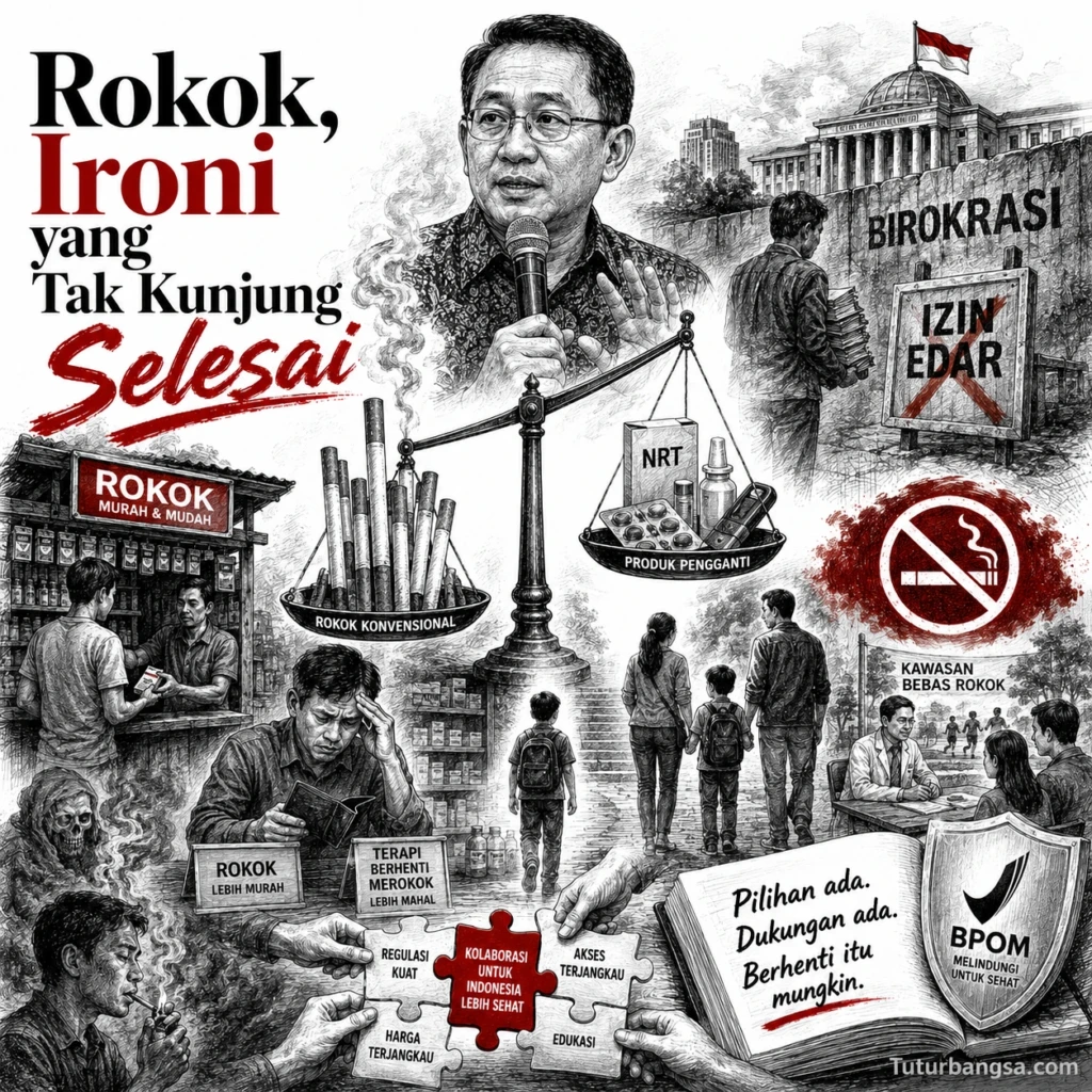 Rokok, Ironi yang Tak Kunjung Selesai_Tuturbangsa.com