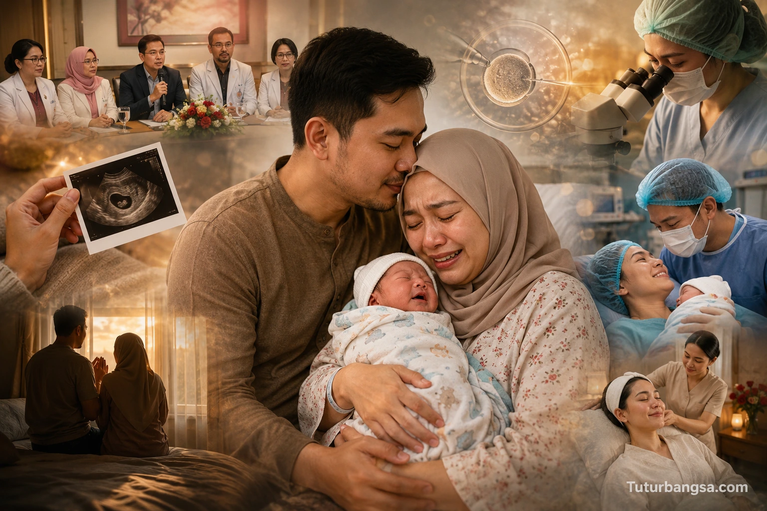 Bayi Tabung Mengakhiri Penantian 9 Tahun