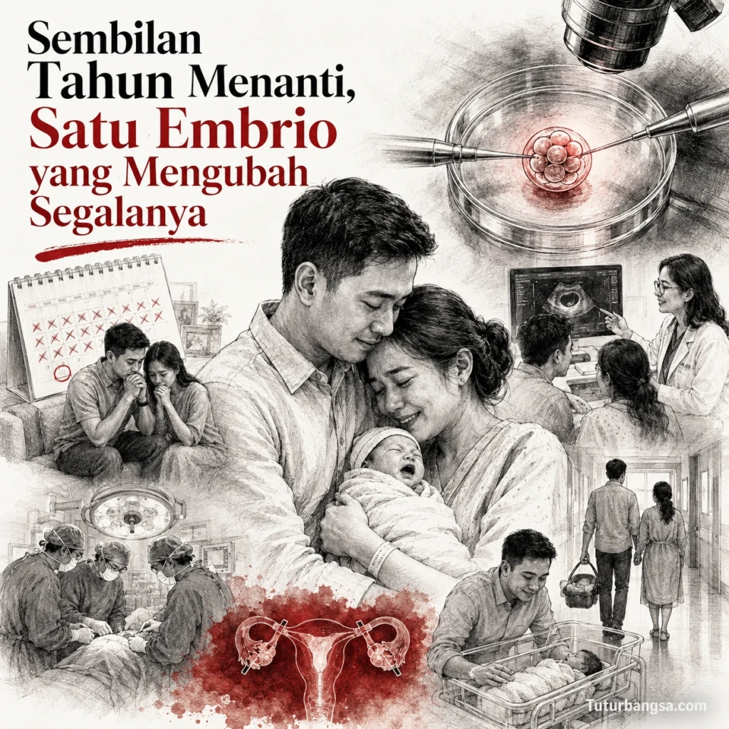 Bayi Tabung Mengakhiri Penantian 9 Tahun_Tuturbangsa.com
