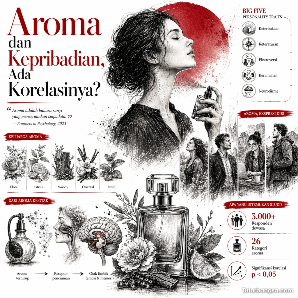 Parfum juga dinilai sebagai ekspresi persona. (Infografis Tuturbangsa.com)