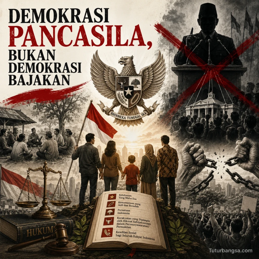Demokrasi Pancasila, Bukan Demokrasi Bajakan_Tuturbangsa.com