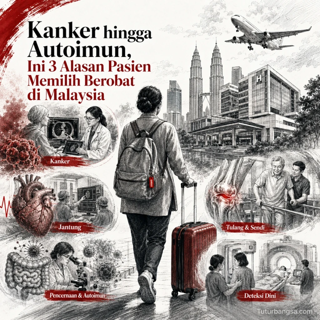 Kanker hingga Autoimun, Ini 3 Alasan Pasien Memilih Berobat di Malaysia_Tuturbangsa.com