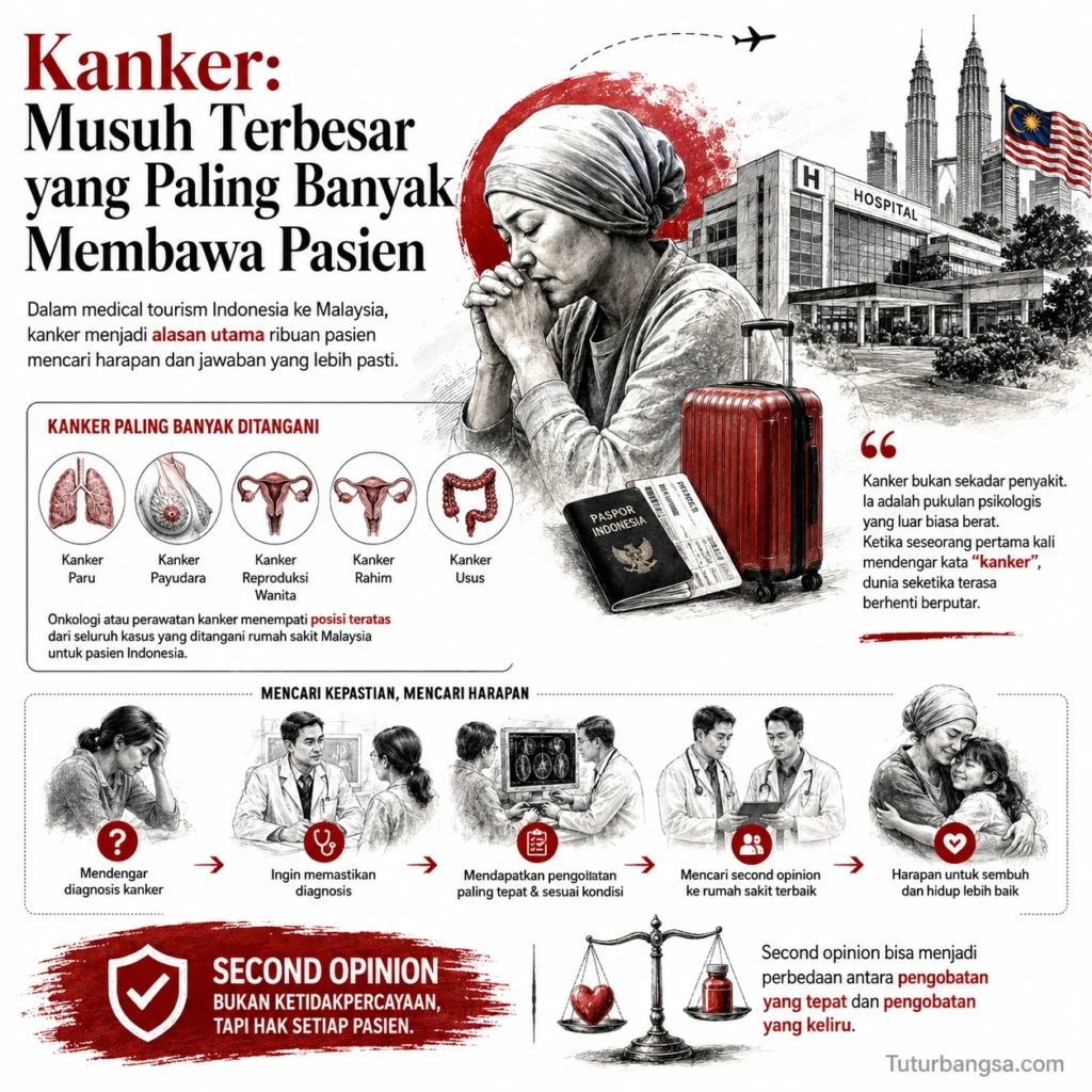 Kanker hingga Autoimun, Ini 3 Alasan Pasien Memilih Berobat di Malaysia_Tuturbangsa.com