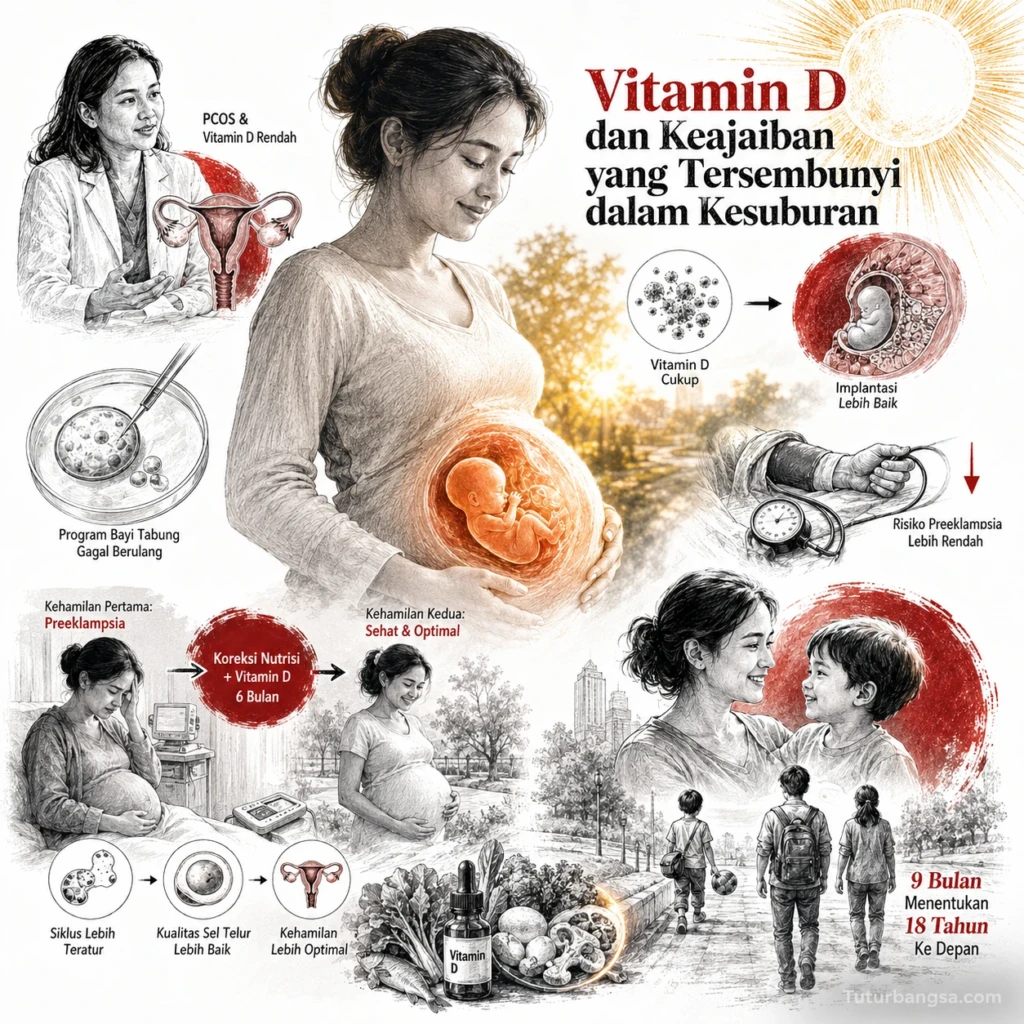 Vitamin D Kunci Kesuburan dan Kehamilan yang Sehat_TUTURBANGSA.COM