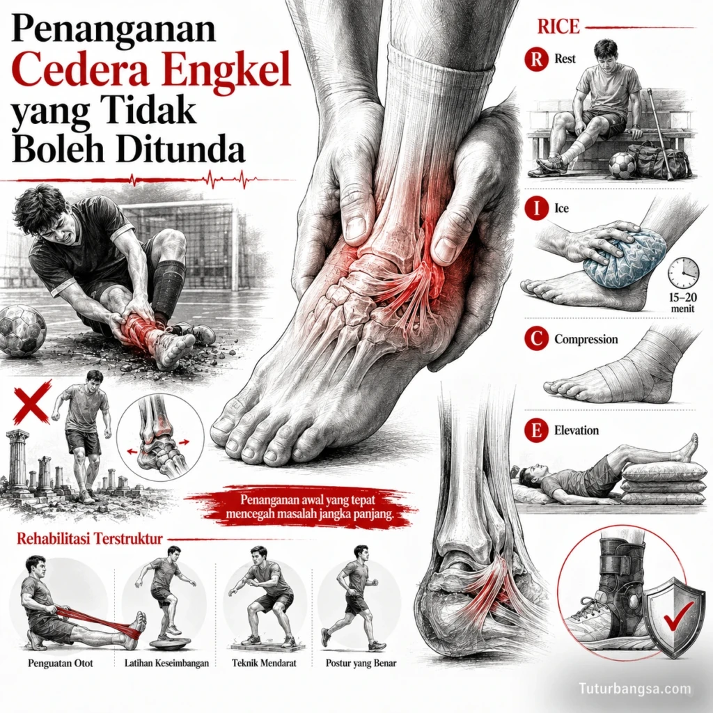 Jangan Denial, Cedera Engkel Bisa Sebabkan Kelumpuhan Permanen_Tuturbangsa.com
