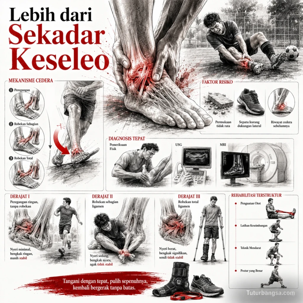 Jangan Denial, Cedera Engkel Bisa Sebabkan Kelumpuhan Permanen_Tuturbangsa.com