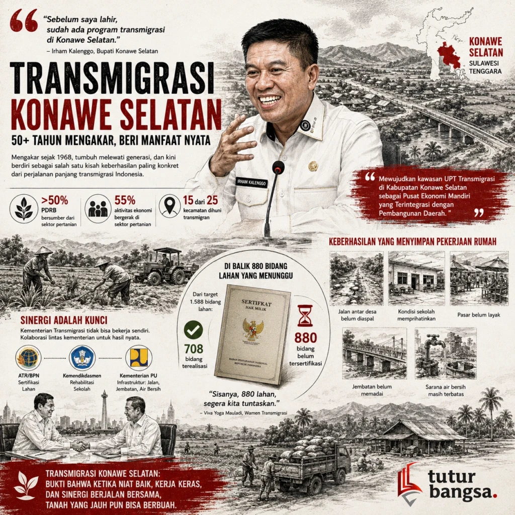 3 Generasi Transmigran Konawe Selatan Bangun Sulawesi Tenggara_Tuturbangsa.com