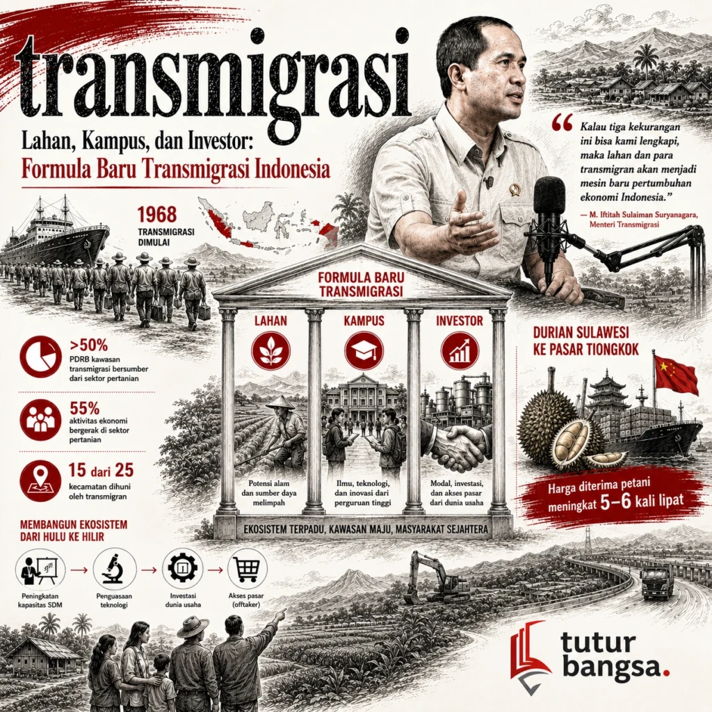 Lahan, Kampus, dan Investor: Formula Baru Transmigrasi Indonesia_Tuturbangsa.com