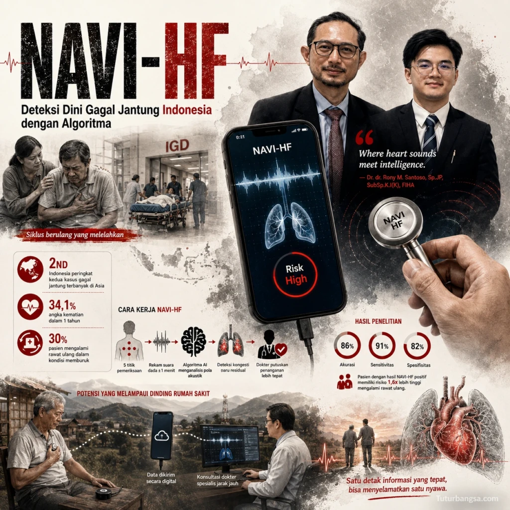 NAVI-HF: Deteksi Dini Gagal Jantung Indonesia dengan Algoritma_Tuturbangsa.com