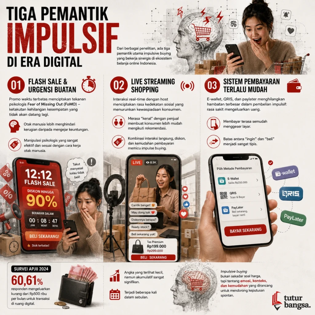 Impulsive Buying: Ketika Emosi Mengalahkan Akal Sehat_Tuturbangsa.com