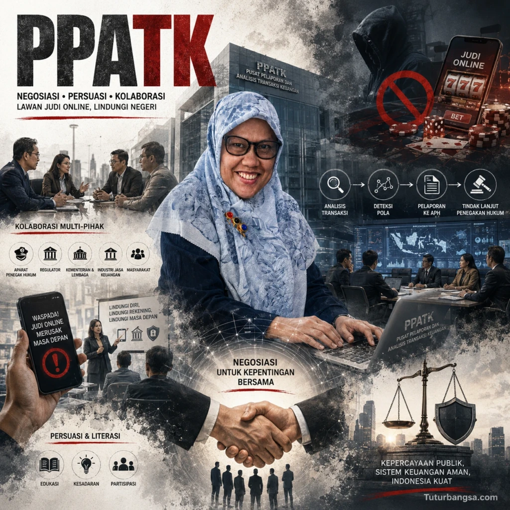 Negosiasi dan Persuasi dalam Komunikasi Publik: Studi Kasus PPATK pada Pemberantasan Judi Online_Tuturbangsa.com