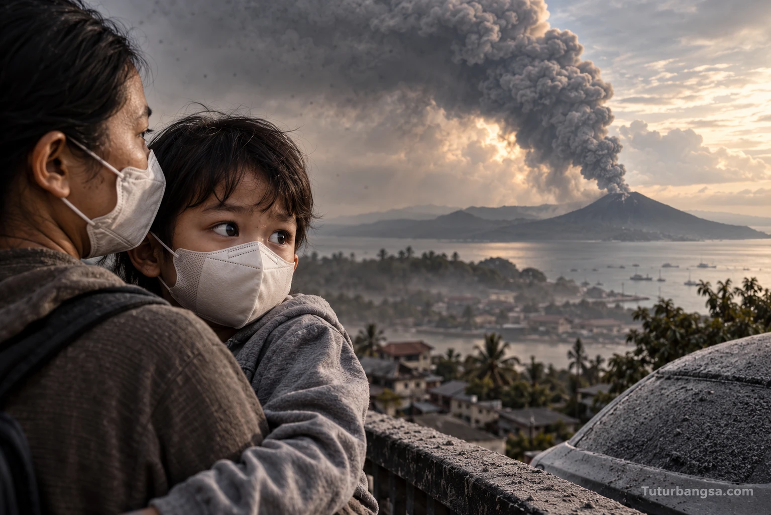 Kenali Dampak Abu Vulkanik Anak Gunung Krakatau bagi Kesehatan, Terutama untuk Anak